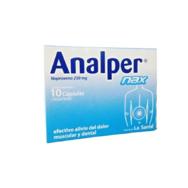 ANALPER NAX CAPS. 250 X10