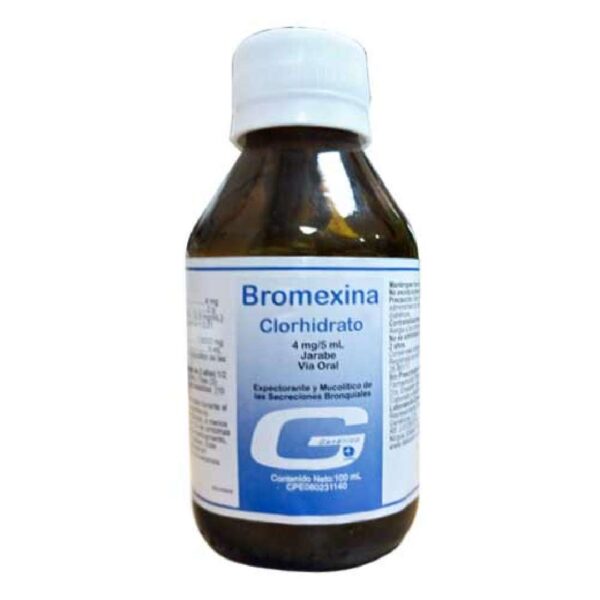 BROMHEXINA 4MG/5ML JBE X 120 ML PED