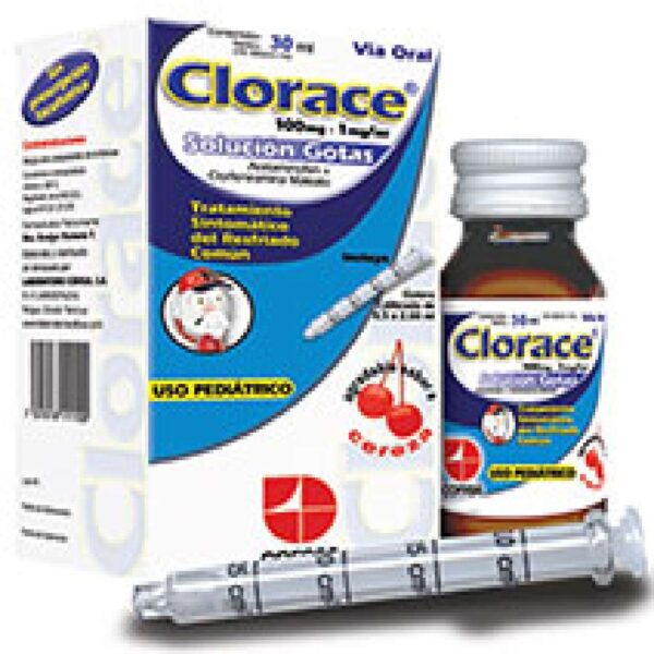 CLORACE SOL ORAL GTA 80MG/05 MG X 3