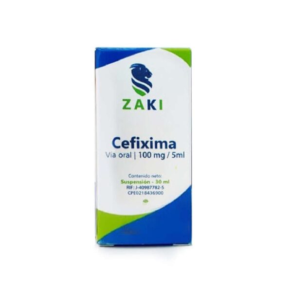 CEFIXIMA PVO SUSP 100MG/5ML X 60ML DL