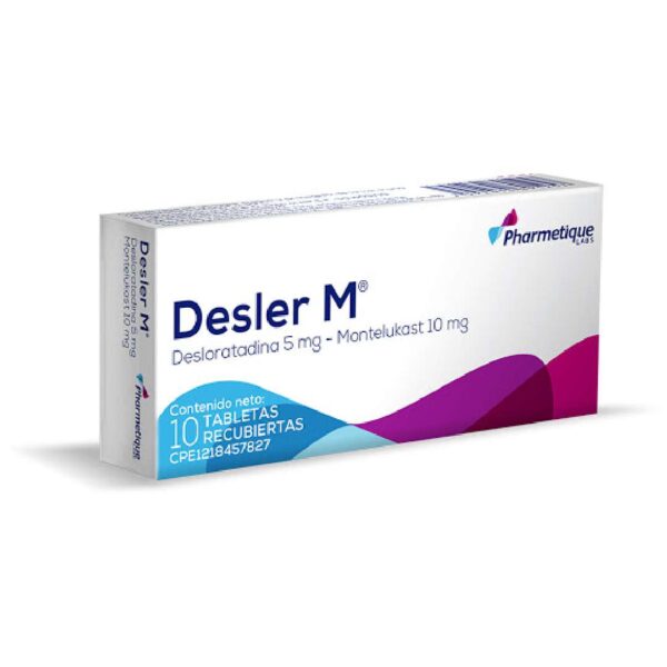 DESLER M 5MG 10 MG X 10