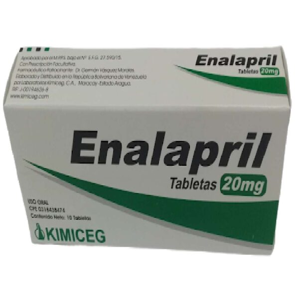 ENALAPRIL TAB 20 MG X 10 KIM