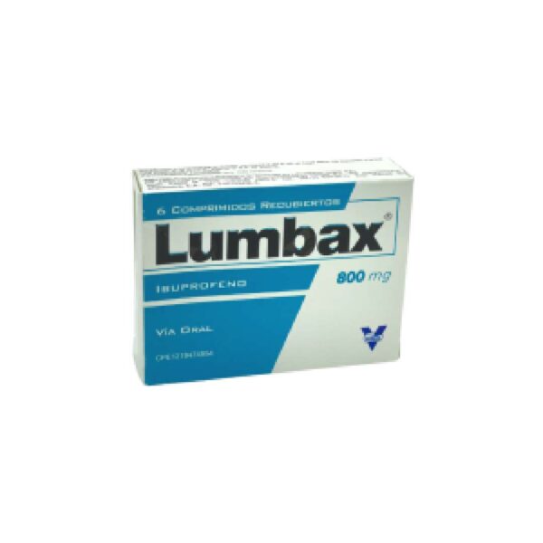 LUMBAX 800 MG X 6 TABLETAS