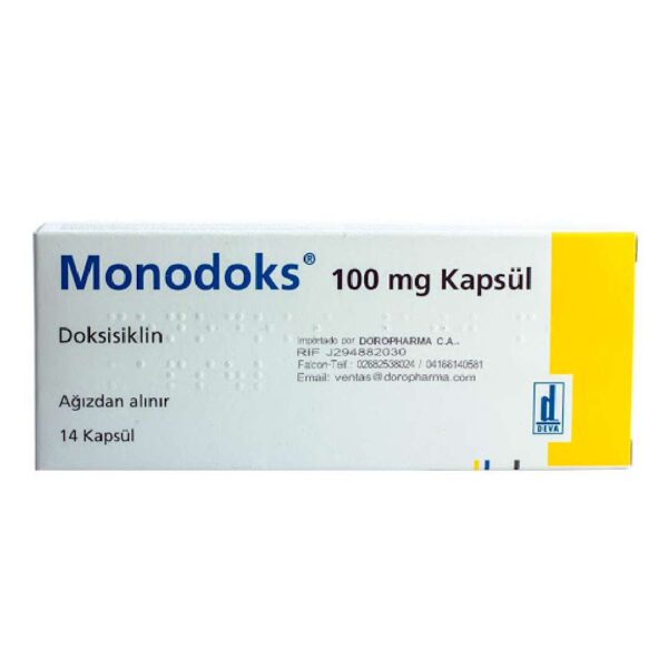 MONODOKS CAP 100 MG X 14
