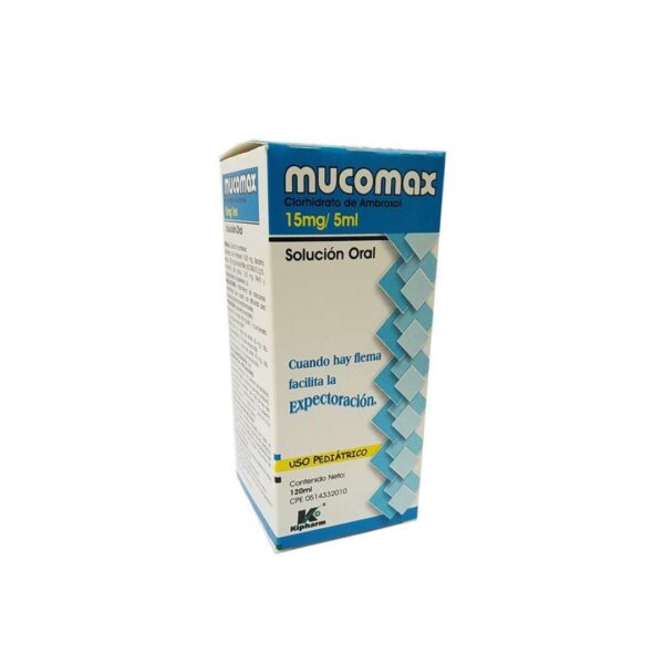 MUCOMAX JBE PED 15MG-5ML X 120 ML