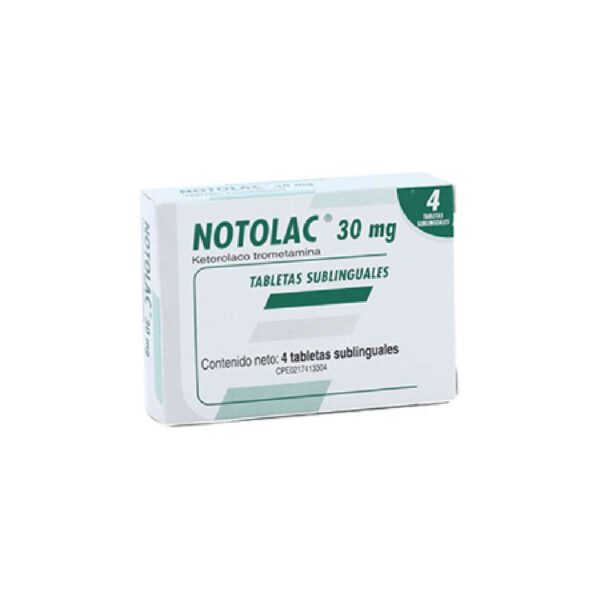 NOTOLAC TAB. SL 30MG. X4