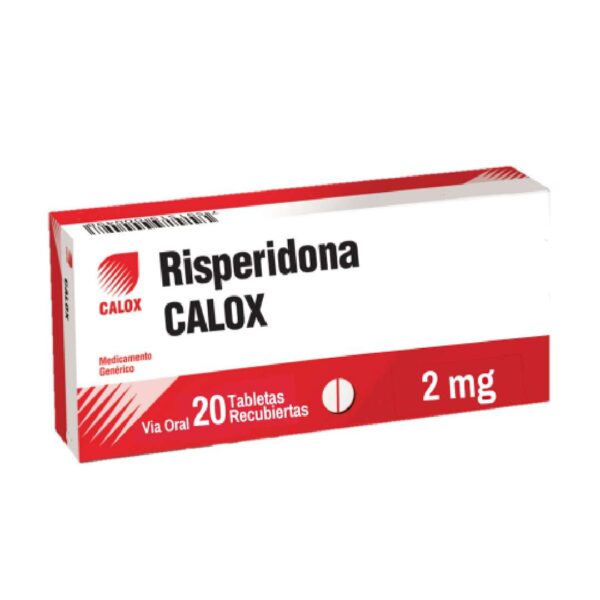 RISPERIDONA TABR 2MG X20 CALOX