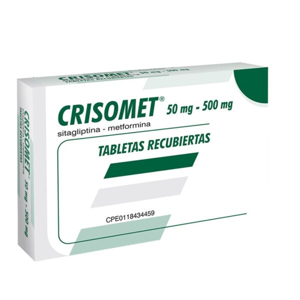 CRISOMET 50 MG / 500 MG X 30 TAB